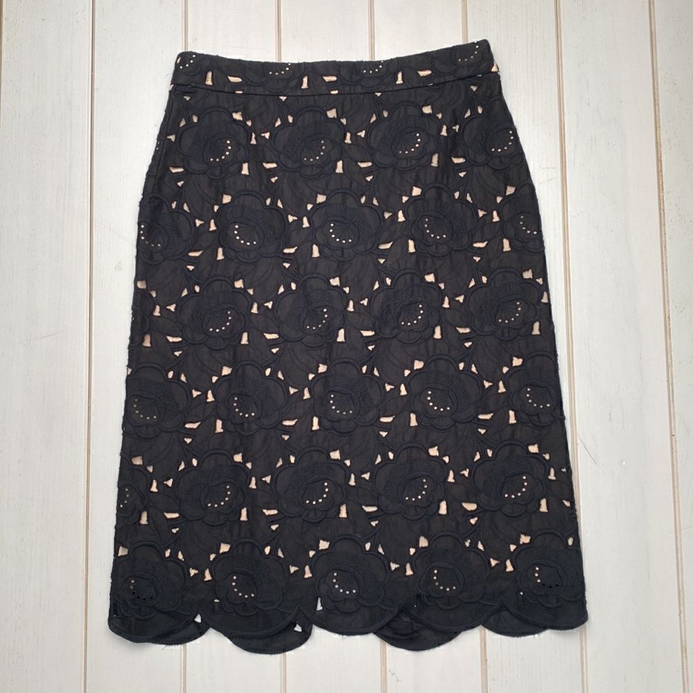 J.Crew Collection Austrian Lace Pencil Skirt - Picture 2 of 11